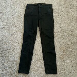 Faux leather high quality green pants